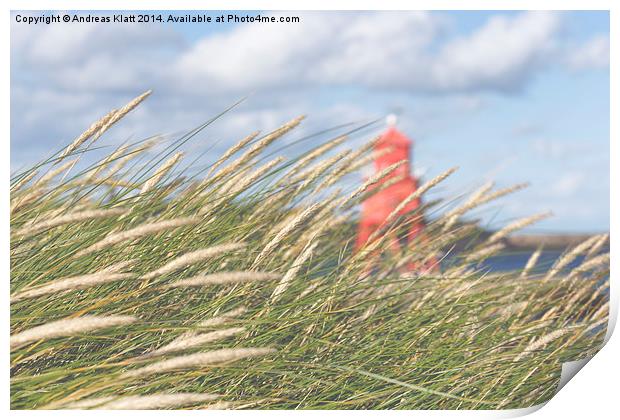 Windy day Print by Andreas Klatt