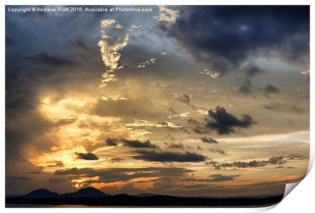 Early evening, Kandalama Print by Andreas Klatt