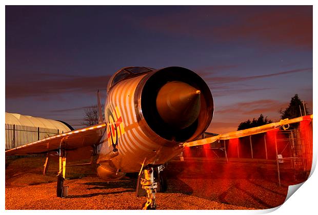 English Electric Lighting at Dusk Print by James Innes