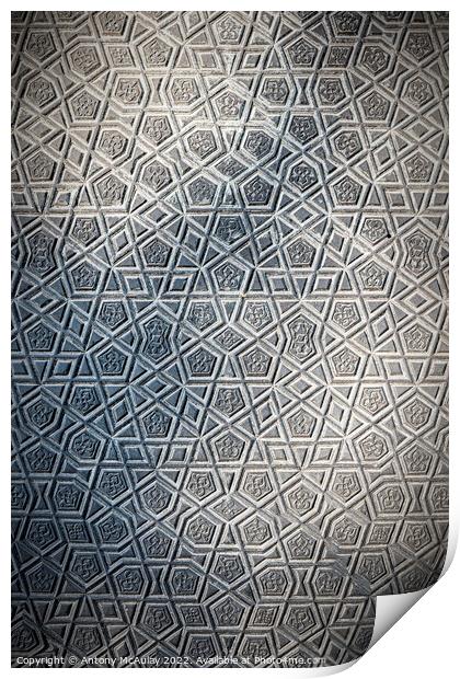 Istanbul Islamic Pattern Print by Antony McAulay
