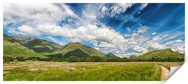 Argyll and Bute Panorama Print by Antony McAulay