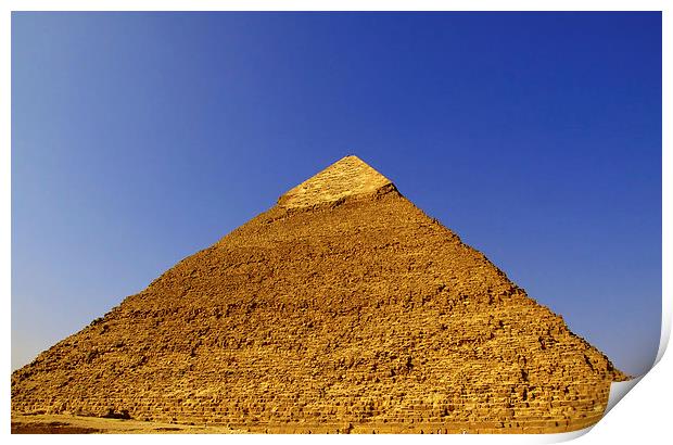 pyramids of giza 16 Print by Antony McAulay