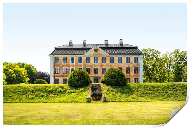 Christinehofs Manor House Print by Antony McAulay