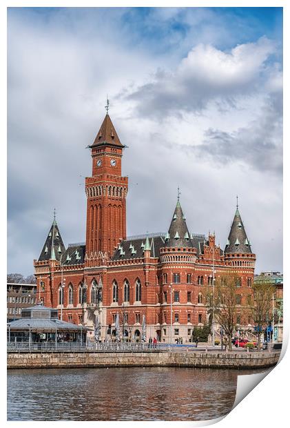 Helsingborg Town Hall in Sweden Print by Antony McAulay