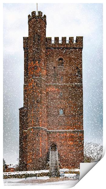 Winter at Karnan in Helsingborg Print by Antony McAulay
