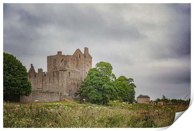 Craigmillar Castle in Edinburgh Print by Antony McAulay