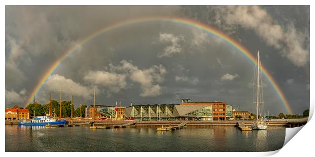 Helsingor Full Rainbow Print by Antony McAulay