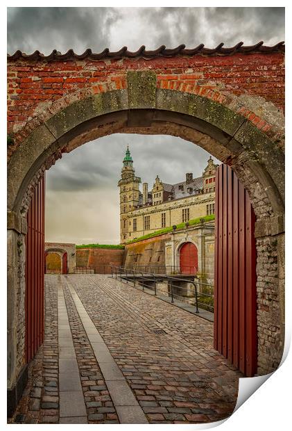Kronborg Castle Archway Print by Antony McAulay