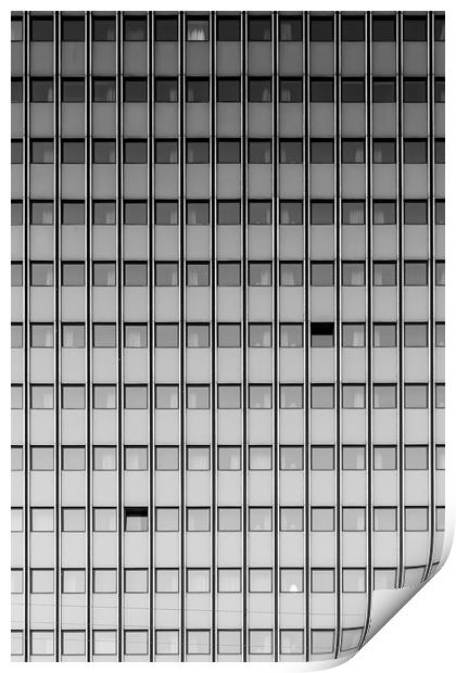 Fine Art Modern Architecture Background Print by Antony McAulay