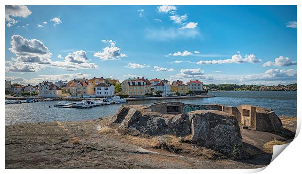 Karlskrona Stakholmen Island Bunker Print by Antony McAulay