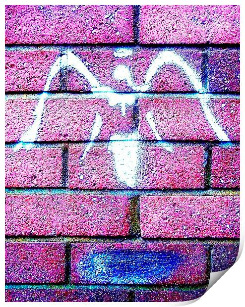 Urban Angel- Pink Print by Vincent J. Newman