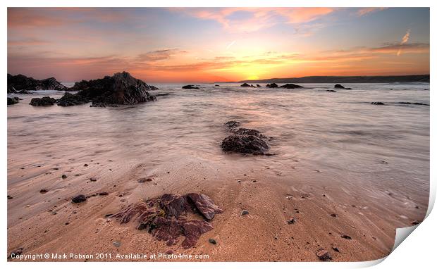 Freshwater West Print by Mark Robson
