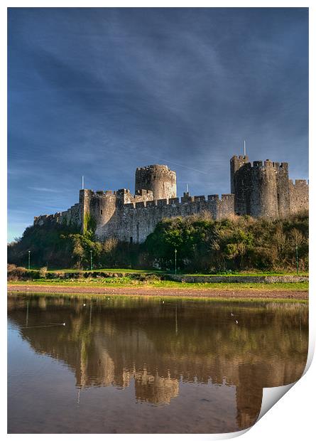 Pembroke Castle Print by Mark Robson