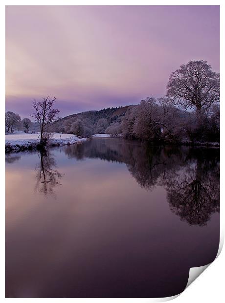 Along The Teifi Print by Mark Robson