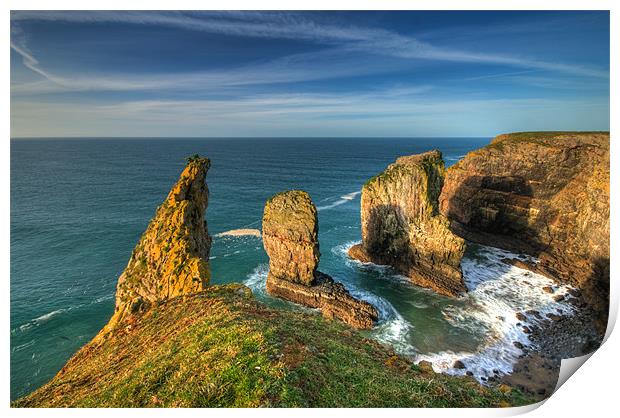 Stack Rocks Print by Mark Robson