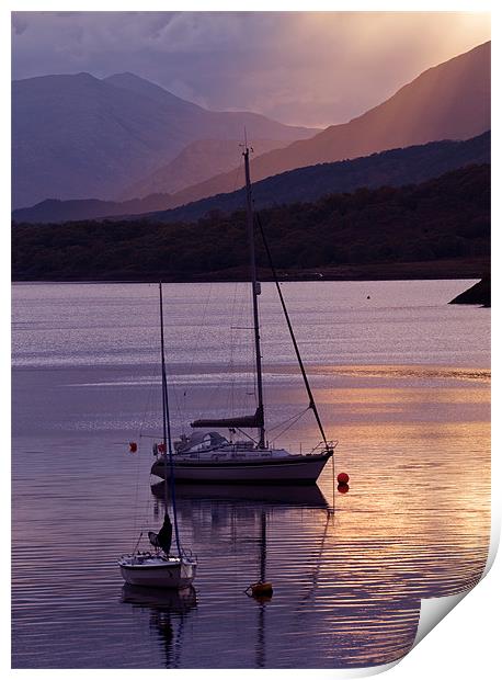 Loch Leven Print by Mark Robson