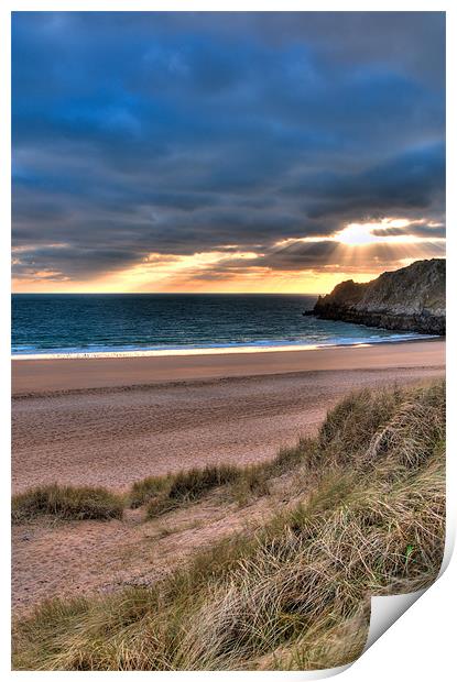 Morning Tide Print by Mark Robson