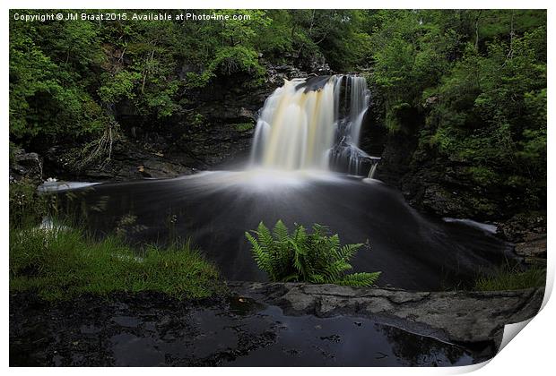 The falls of Falloch in Loch Lomond  Print by Jane Braat