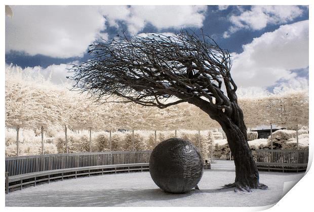 Infrared Stratford upon Avon, England. Print by Jim Ripley