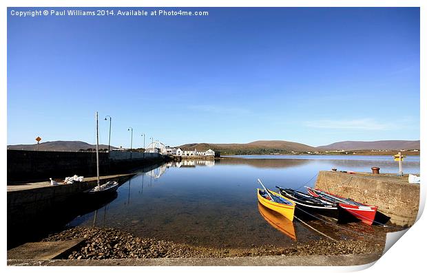 Causeway to Achill Print by Paul Williams