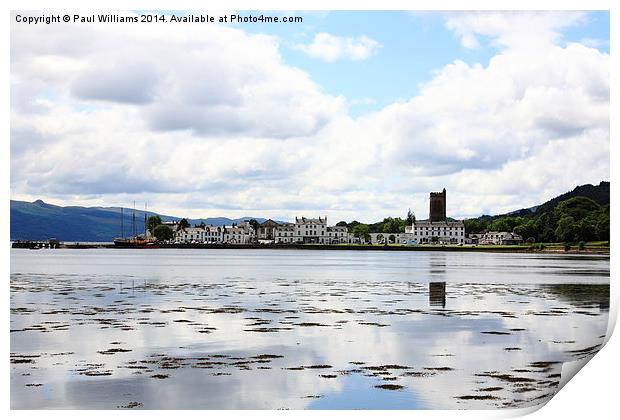 Inveraray Town Reflections Print by Paul Williams