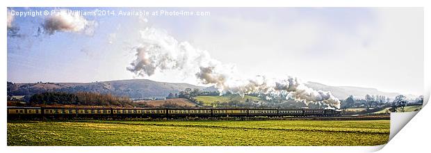 Glorious Steam Train  Print by Paul Williams