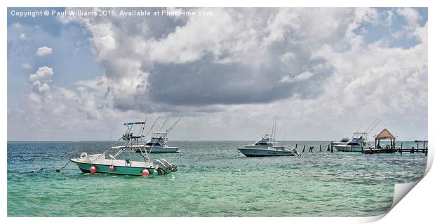  Fishing Boats Print by Paul Williams