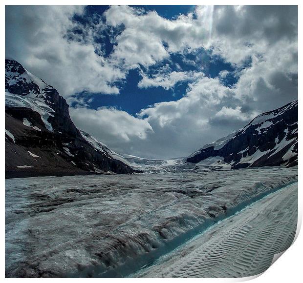 Columbia Icefield Glacier Canada Print by Chris Curry