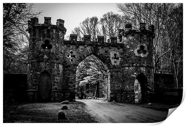 Barbiran Gate Game of Thrones Tollymore Ireland Print by Chris Curry