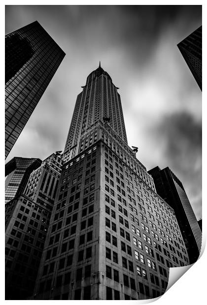 Chrysler Building New York City Print by Chris Curry