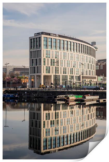  Hilton Hotel, Liverpool Print by Dave Wood
