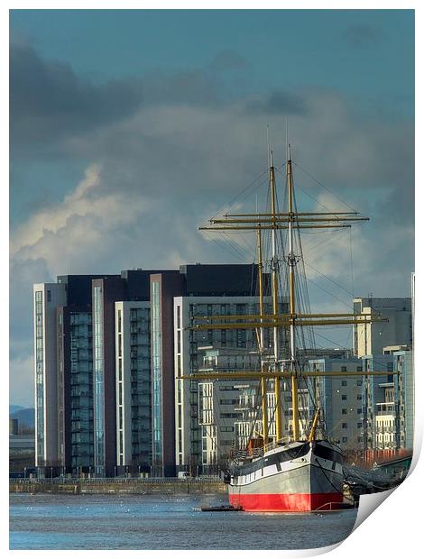  The Tall Ship, River Clyde, Glasgow. Print by ALBA PHOTOGRAPHY