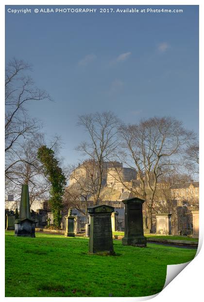 Greyfriar's Kirkyard, Edinburgh Print by ALBA PHOTOGRAPHY