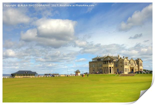 The Old Course, St Andrews, Scotland Print by ALBA PHOTOGRAPHY