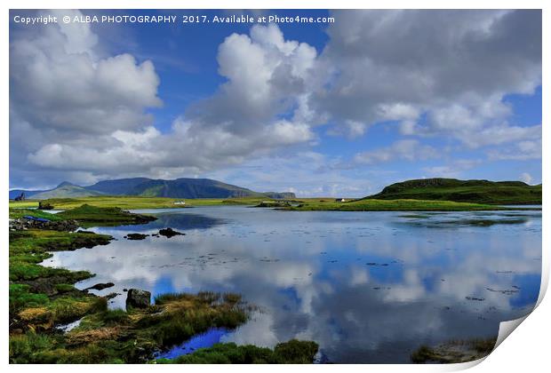 Canna Bay, Isle of Canna, Scotland Print by ALBA PHOTOGRAPHY