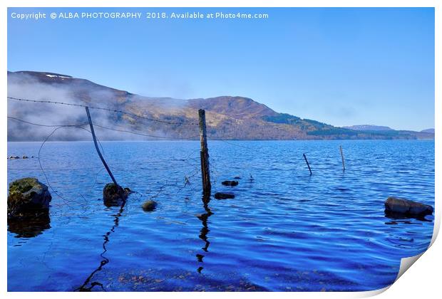 Loch Rannoch, Perthshire, Scotland Print by ALBA PHOTOGRAPHY