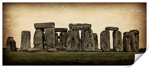 Stonehenge Print by Stephen Stookey