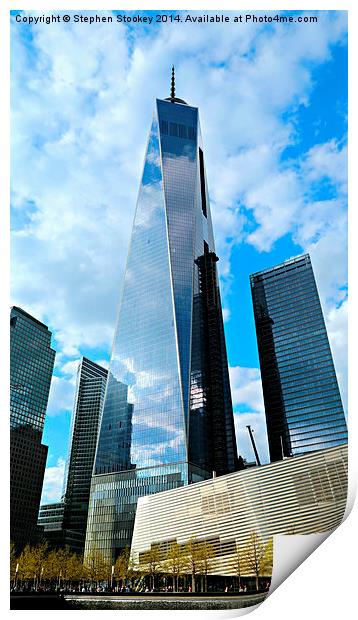 One World Center - Freedom Tower Print by Stephen Stookey