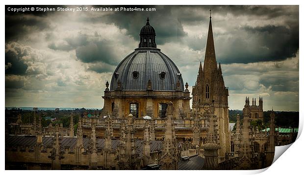  Oxford Spires Print by Stephen Stookey