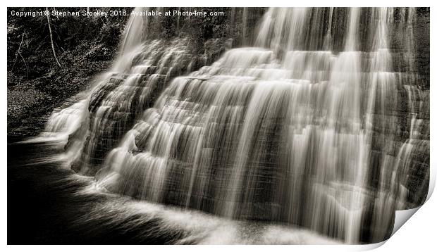  Enfield Falls #4 Print by Stephen Stookey