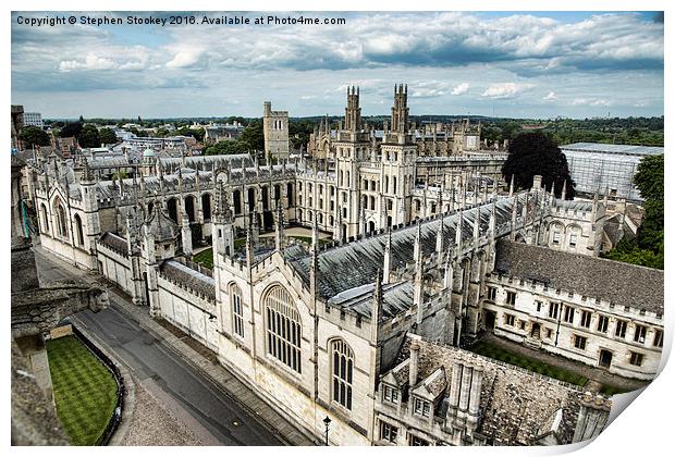  All Souls College - Oxford University Print by Stephen Stookey