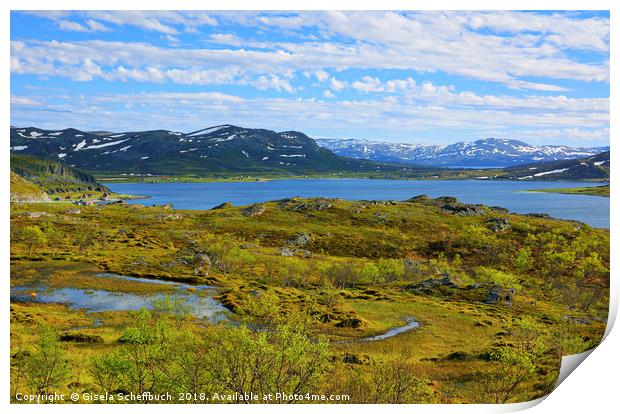 Nordic Beauty Print by Gisela Scheffbuch