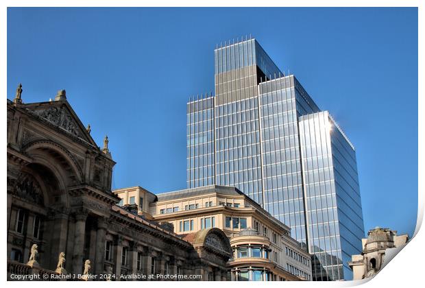 103 Colmore Row, Birmingham (Colour Mix) Print by RJ Bowler