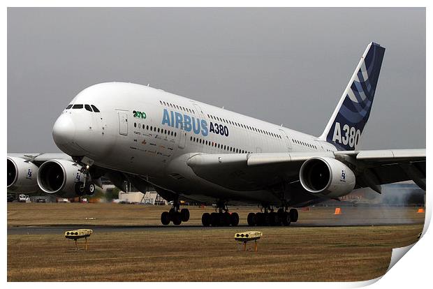 Big Airbus Print by Tim  Senior