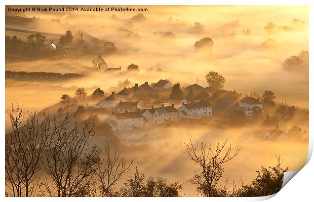Dawn Mist Print by Nick Pound