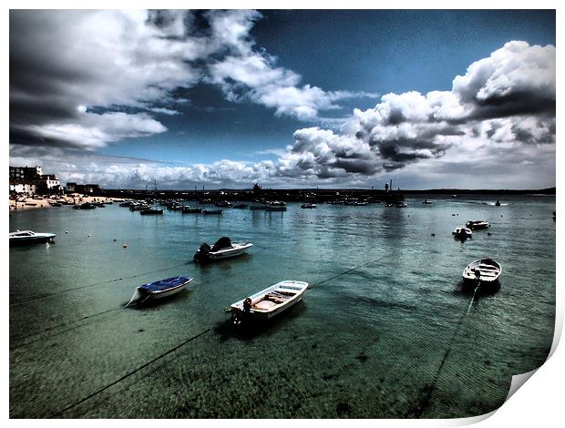 ST Ives Print by sean clifford