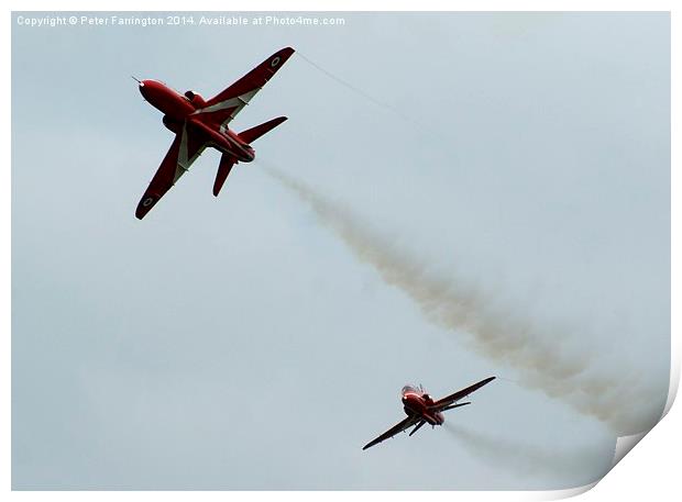  Reds Roll Out ! Print by Peter Farrington