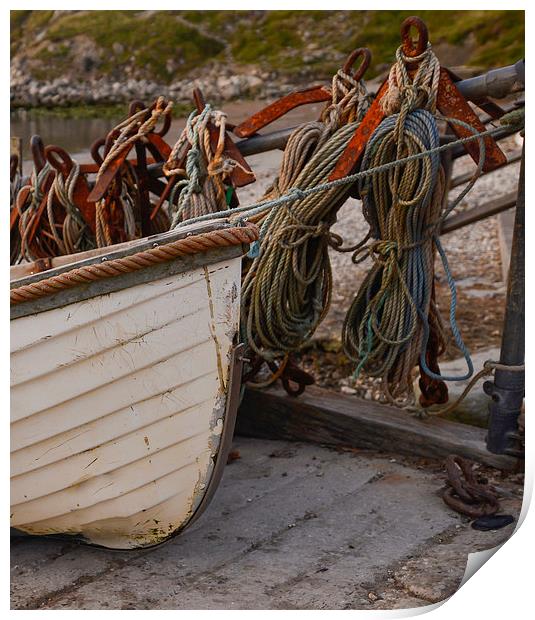  Fishing boats and its rig  Print by Shaun Jacobs