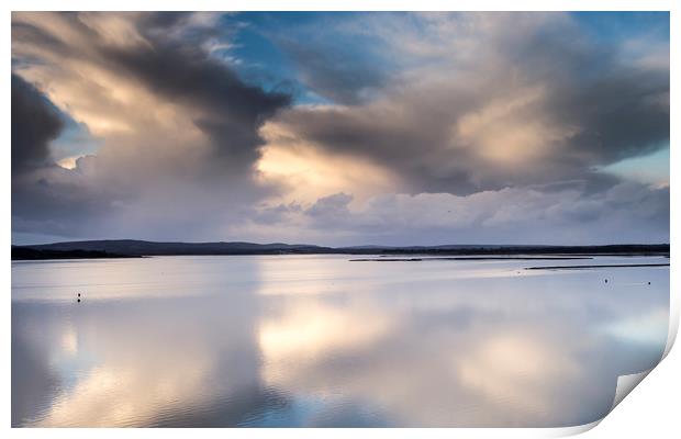 Storm clouds reflected  Print by Shaun Jacobs