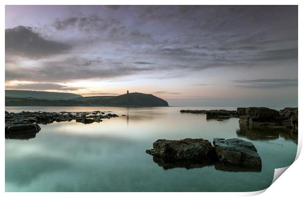 Kimmeridge bay sunrise  Print by Shaun Jacobs